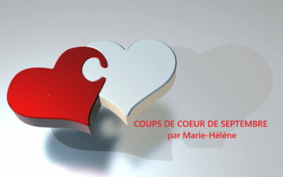 Mes coups de coeur de fin septembre par Marie-Hélène